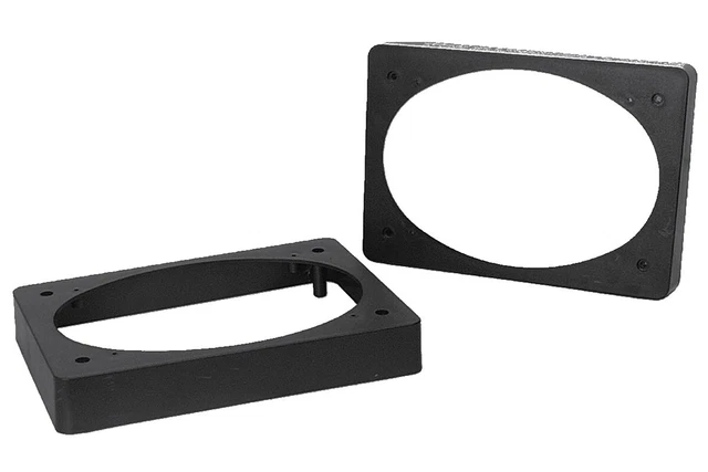 Two 6x9" Universal 1.5" Speaker Mounting Spacer Adapters 1.5" Thick