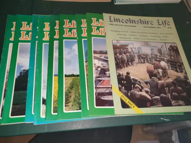 Lincolnshire Life Magazine 9 Issues 1984