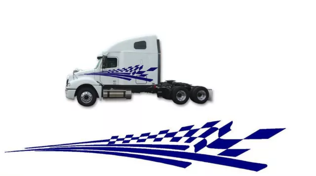 Semi #13 Decal Vinyl   Van Vehicle Semi Trailer  Cross Over Suv Car Truck Suv