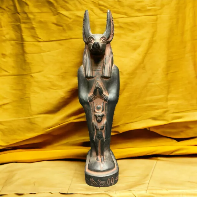 Ancient Antiques Egyptian Anubis Statue God Of The Underworld Egyptian Rare BC