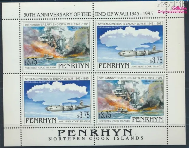 Briefmarken Penrhyn 1995 Mi 575-576 Kleinbogen (kompl.Ausg.) postfrisch Mi(86416