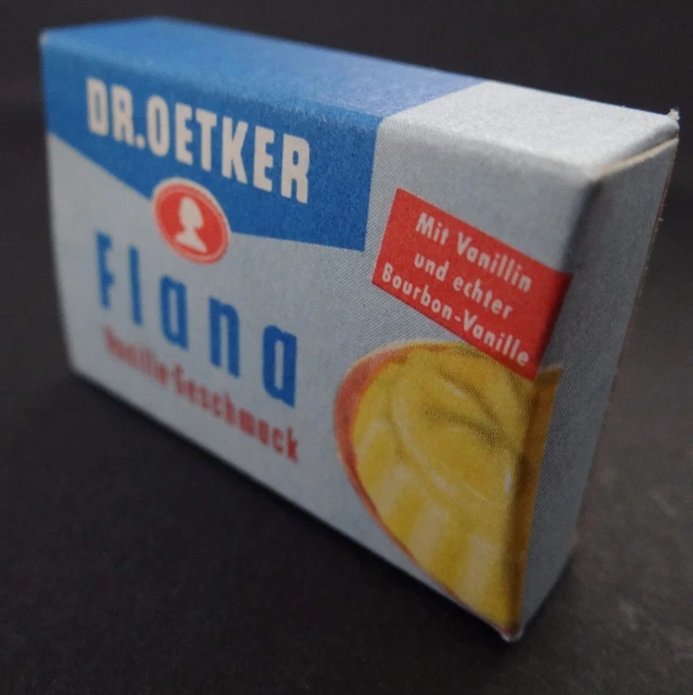 Dr.Oetker Flana Nostalgia Imballaggio Puppenstube Negozio Miniatura