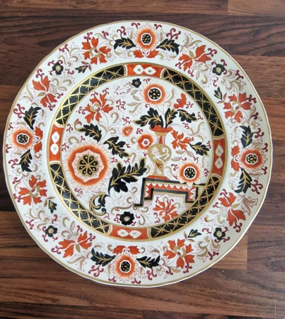 MASON'S IRONSTONE DECORATIVE FRANKLIN CHINA PLATE 27cm IMARI DINNER PLATE