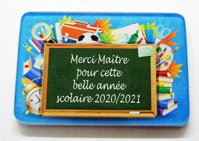 T-Shirt Maître D'École - Merci Super Maître Cadeau Fin D'Année Pour Instituteur Et Institutrice