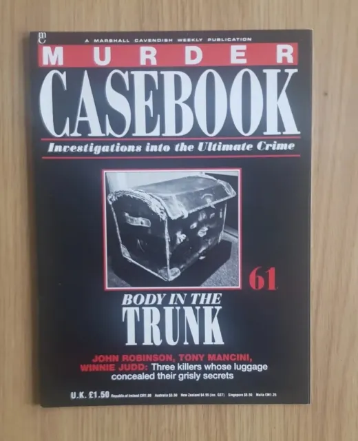 Murder Casebook. Issue 61. 'Body in the Trunk'