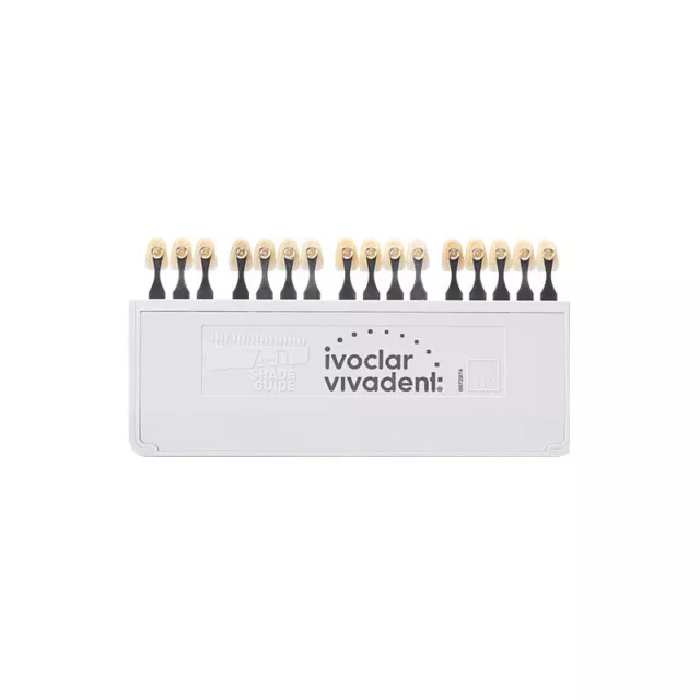 Ivoclar Vivadent Dental Teeth Shade Guide A1-D4 16 Colors Porcelain Bleached