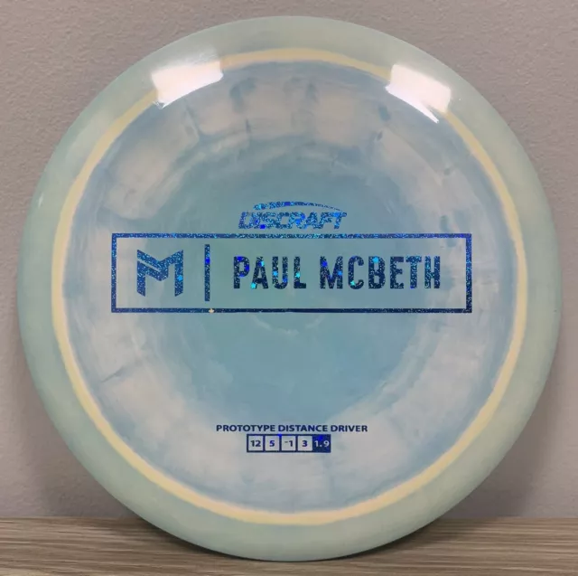 PAUL MCBETH  DISCRAFT  PROTOTYPE ESP KONG ZEUS  174g Oop Rare Collectible