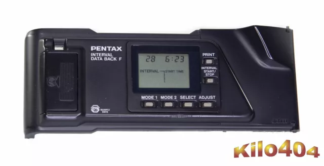 Pentax Interval Data Back F ✯ Für SFX + SFXn + SF7 ✯ Digitalrückwand ✯ Databack