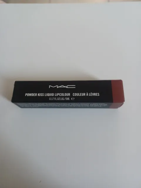 Mac Powder Kiss Liquid Lipcolour OVER THE TAUPE #997 - Full Size 5mL / 0.17  Oz