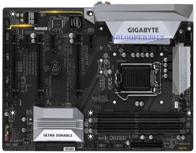 Carte Mère Gigabyte GA-Z270P-D3 - Socket LGA1151, Intel Z270, DDR4, Support CrossFire