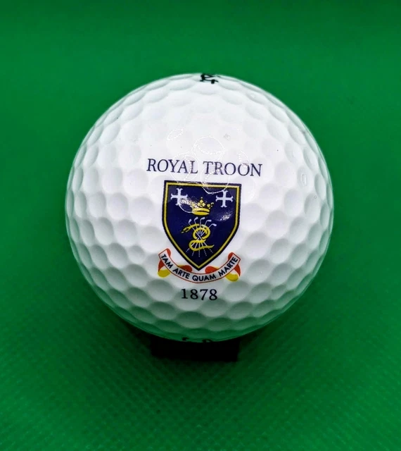 ROYAL TROON GOLF Club logo golf ball British Open Course (Scotland