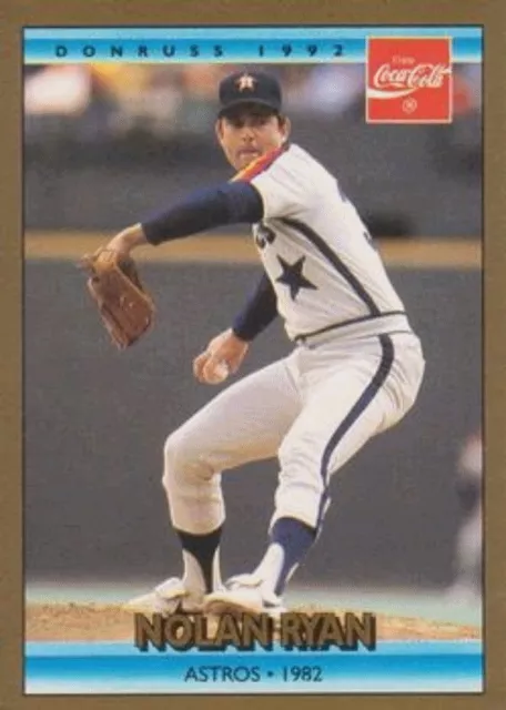 1992 Donruss Coca-Cola Nolan Ryan Baseball #16 Nolan Ryan Houston Astros