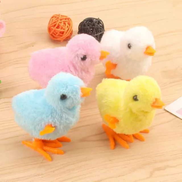 RANDOM COLOR EASTER Running Chick Jumping Easter Decoration Plush ...