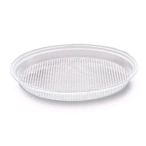 Delfin TRD-13P-00 13 x 1" Clear Round Prism Tray"
