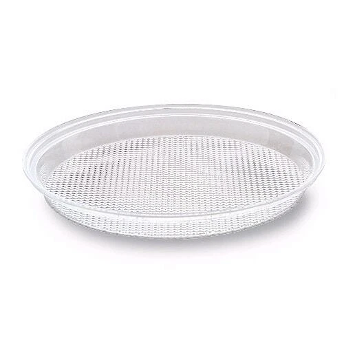 Delfin TRD-13P-00 13 x 1" Clear Round Prism Tray"