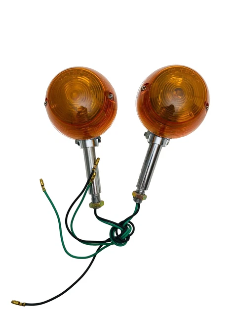 Paire De Feux Clignotants Pour Guidon De Vélo - LED Directionnelles - Piles Incluses - 5 Couleurs Disponibles - 5