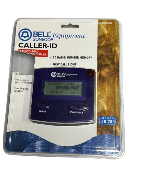 Bell Equipment Sonecor JB 700 Caller-ID NEW In Sealed Package 50 Name Memory