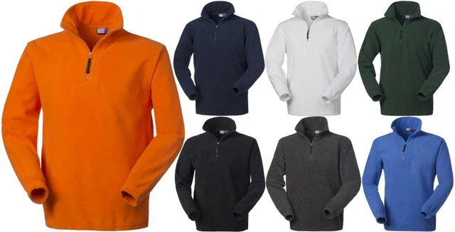 ROSSINI Felpa in PILE Cerniera Corta Termoplus da Lavoro Mezza Zip Lavoro HH132