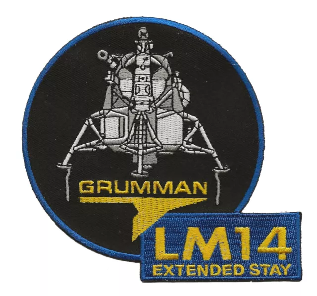 NASA Grumman Apollo LM14 LEM Lunar Spacecraft Lander moon mission patch