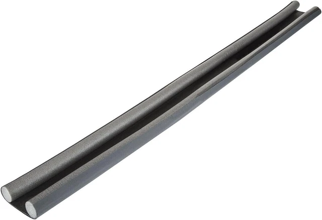 Boudin De Porte Universel Geko - Protection Des Deux Côtés, Découpable, Blanc (polyéthylène Expansé)