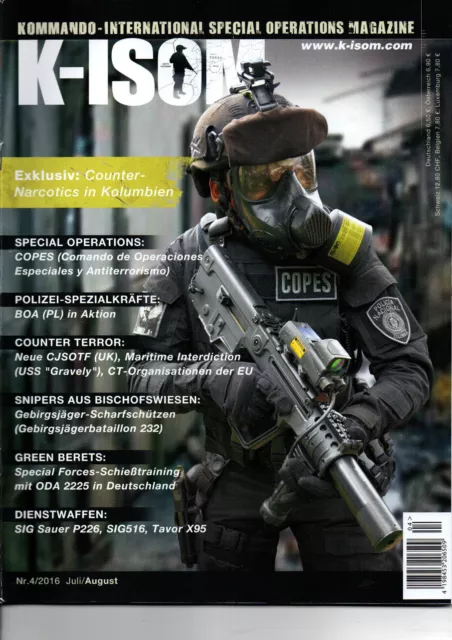 K-ISOM 4/2016 Internat. Special Operations Magazin d. Elite & Spezialeinheiten