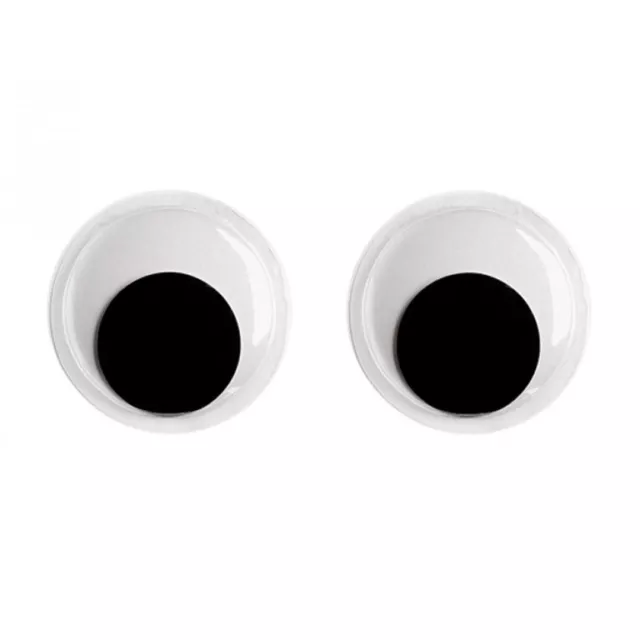 16 Wackelaugen Bastelaugen Rund Wackel Augen 30mm Goggle Eyes Basteln BEST DEK70