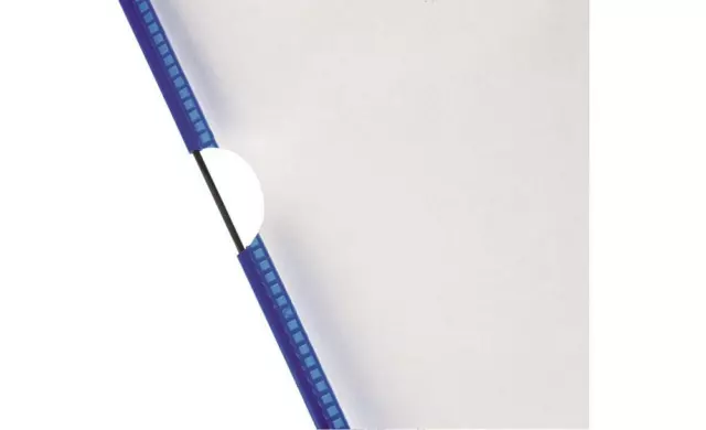 Tarifold Sichttafel PVC mit Drahtrahmen kunststoffummantelt blau DIN A4 refle...
