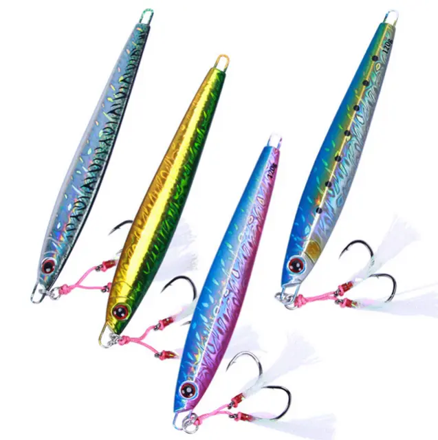 1pcs Saltwater Slow Pitch Fast Fall Fishing Lure Vertical Lead Jigs Jigging Bait