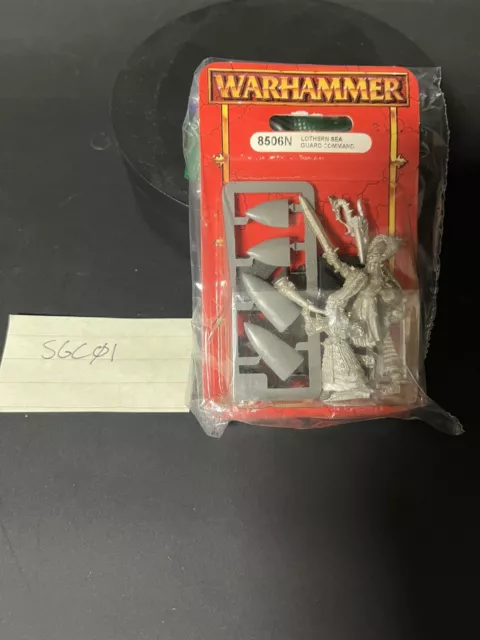 Warhammer Fantasy High Elves - High Elf Lothern Sea Guard Command - Metal OOP