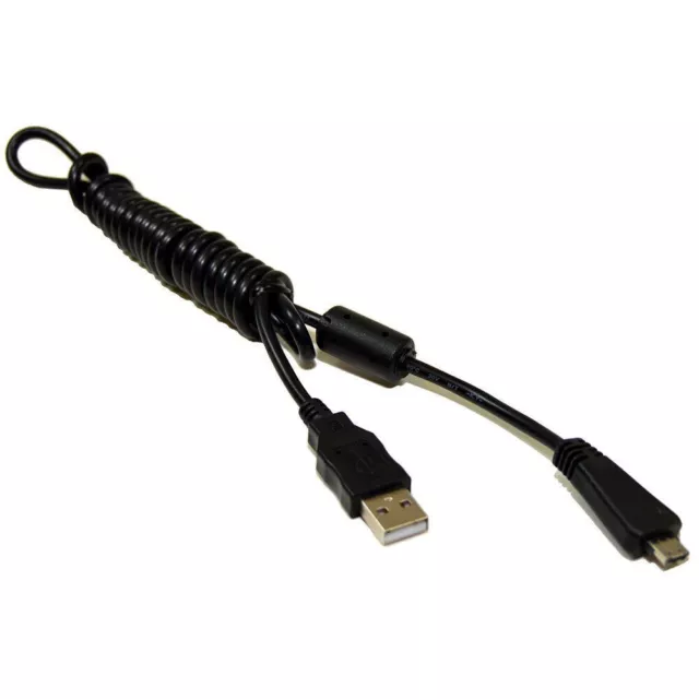 Cordon de câble de données USB HQRP pour remplacement de l'appareil photo...