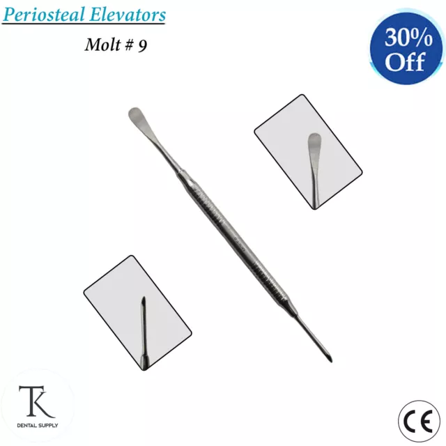 Dental Implantat Chirurgie Molt # 9 Periosteal Elevators Sinus Lift Instrumente