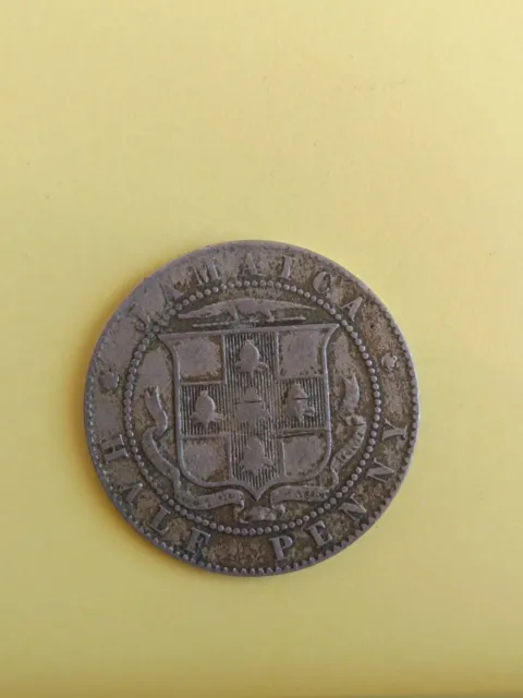 Jamaica 1/2 penny 1907 KM22
