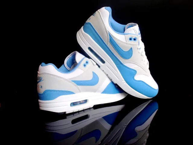 NIKE AIR MAX 1 Classic Retro Damen Sneaker sky-university blue/weiß bw Gr.40