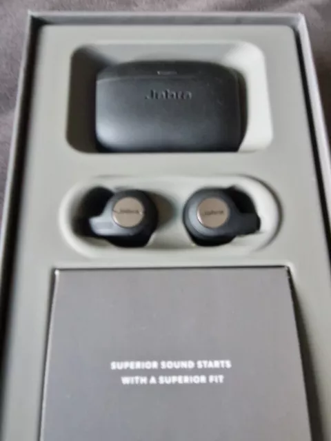 Jabra Elite 65t True Wireless Stereo in-Ear-Kopfhörer titan schwarz