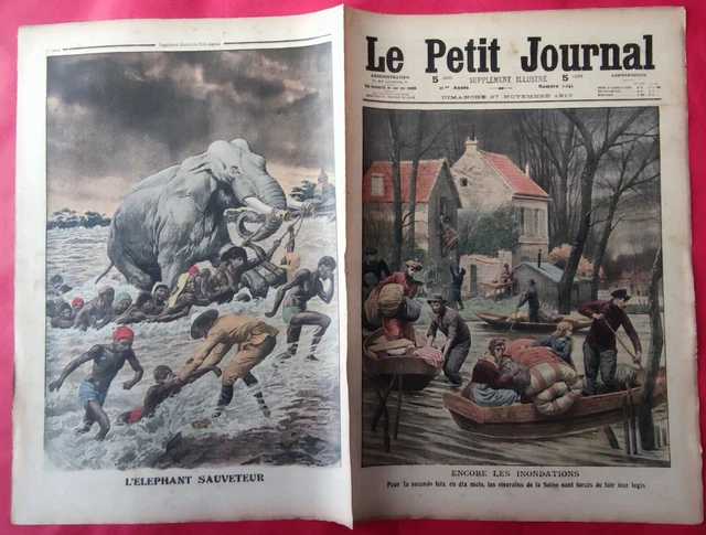 1910-11-27 le petit journal – Musée de la batellerie et des voies navigables
