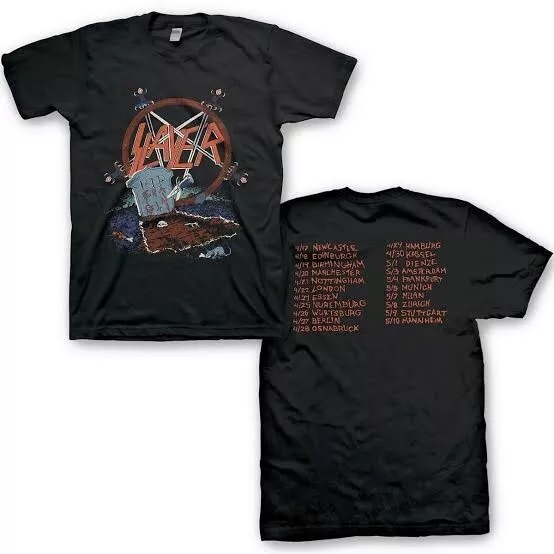SLAYER OPEN GRAVE TOUR Official SHIRT Vintage Wash XXL 2XL BNWT