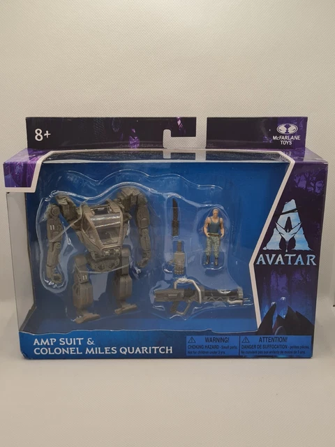 DISNEY AVATAR WORLD of Pandora AMP Suit & Colonel Miles Quaritch Toy ...