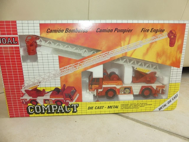 Grand Camion De Pompiers Joustra à Friction 37 Cm - Rouge France