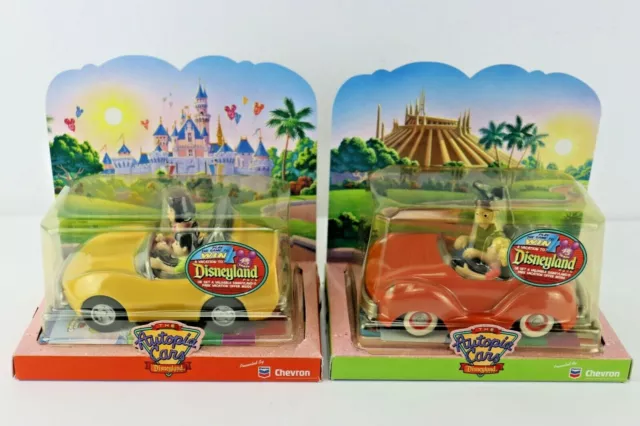 Autopia Cars Disneyland Suzy & Classic 2000 Chevron Vintage Collectible NEW
