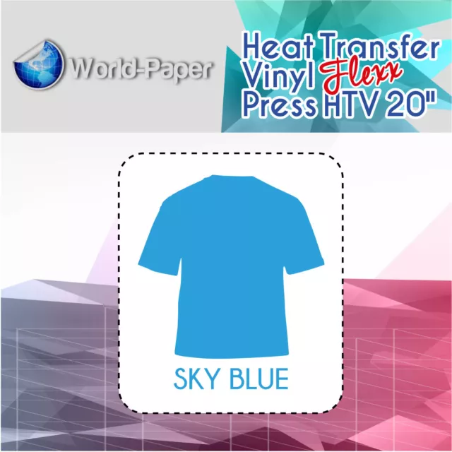 Heat Transfer Vinyl HTV Sheets Roll T-shirt  Iron On / Heat Press -20"wide matte