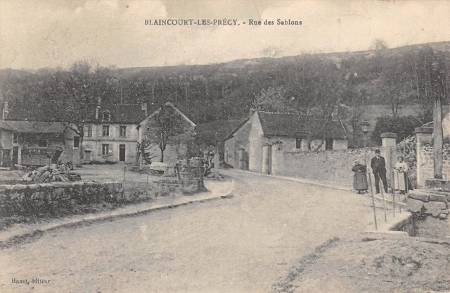 Cpa 60 Blaincourt Les Precy / Rue Des Sablons