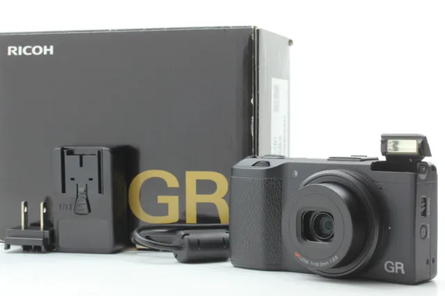 ▶[NEAR MINT+ in BOX] RICOH GR 16.2MP Digital Camera APS-C Black From JAPAN B119