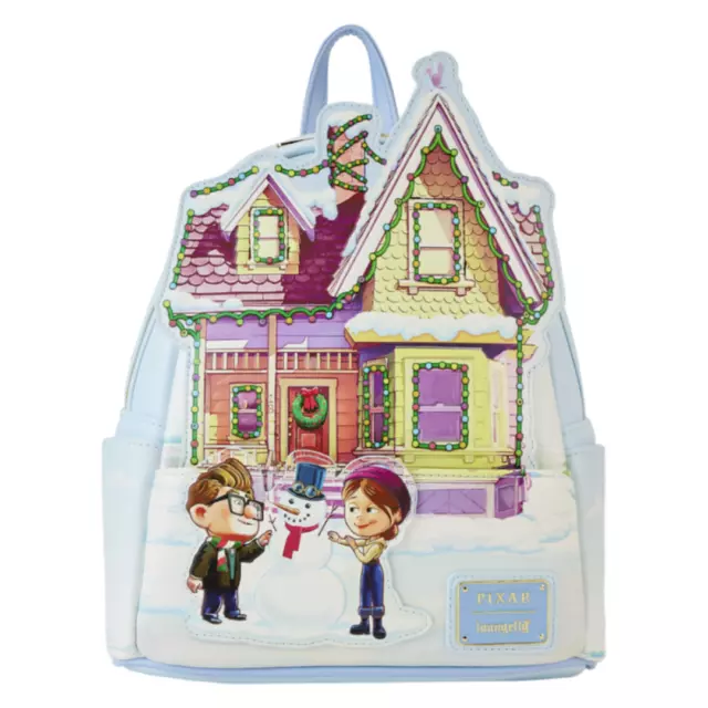 Loungefly - Disney - Là-Haut - Carl & Ellie Noël - Mini Sac A Dos (Backpack)