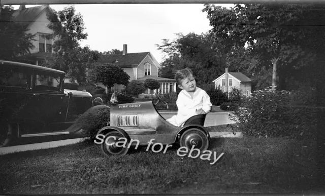 1920's/30's "Fire Chief" Pedal Car Negative