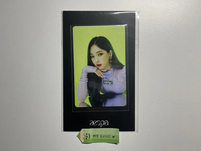 AESPA KARINA BLACK Mamba Official Trading Card SGS Global
