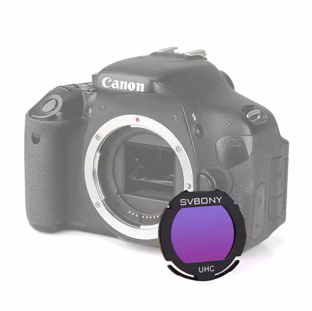 SVBONY 1.25inch UHC Canon EOS Clip Filters for CCD Cameras&DSLR Astro Accessory