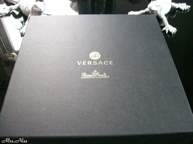 Rosenthal Versace Floralia Blue Teller 22 cm 25 Jahre Versace **NEUWARE & OVP** 8