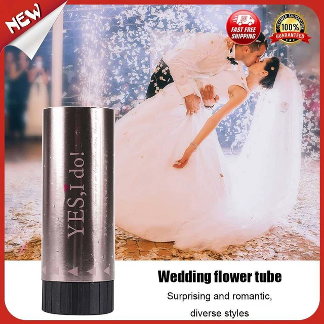 es Ca??n de confeti biodegradable, spray de mano, confeti, decoraci?n de fiesta,