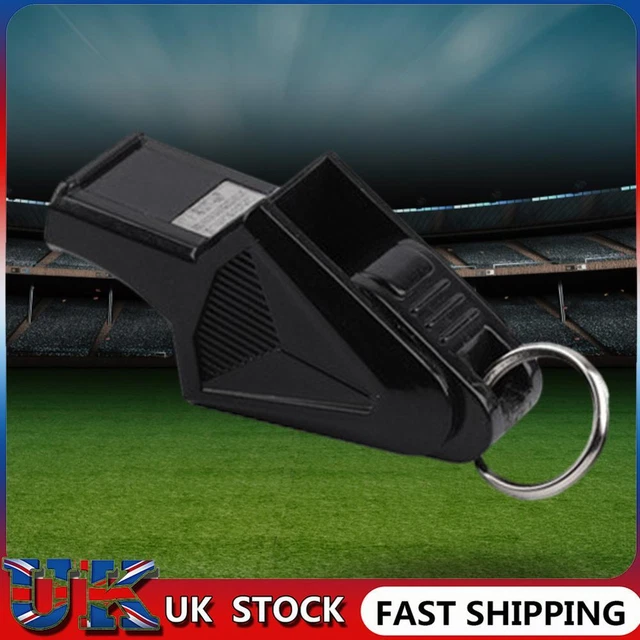 ❀ Referee Whistles Plastic Whistle for Referee Competition Training (Black)