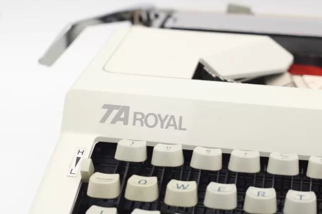 TA Royal Contessa 2 de luxe Schreibmaschine mit Koffer grau Vintage 60er Jahre 3